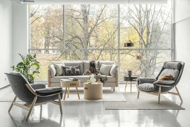 Tapio Anttila Collection Poltrona Filtti M, Betulla - Grigio 5 Tapio Anttila Collection Poltrona Filtti M, Betulla - Grigio - immagine 5