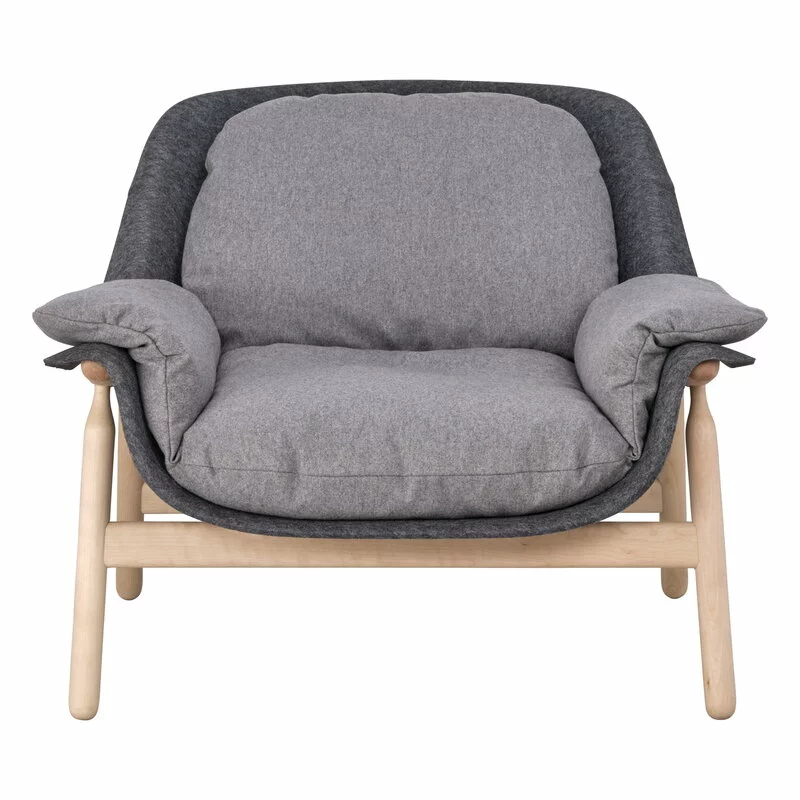 Tapio Anttila Collection Poltrona Filtti M, Betulla - Grigio 1 Tapio Anttila Collection Poltrona Filtti M, Betulla - Grigio