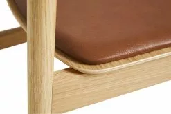 Woud Sedia Pause 2.0, Rovere Oliato - Pelle Cognac -Sedie negozio 100069 WOUD Pause dining chair oiled oak leather 3