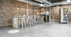 EMECO Sedia Da Bar 1006 Navy, 61 Cm, Alluminio Spazzolato -Sedie negozio 1006 herning public library 1825