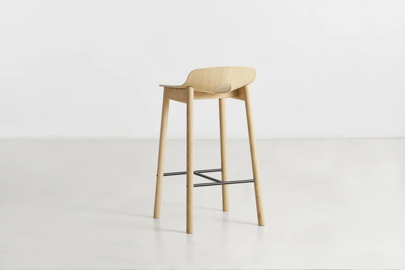 Woud Sgabello Da Bar Mono 65 Cm, Rovere 5 Woud Sgabello Da Bar Mono 65 Cm, Rovere - immagine 5