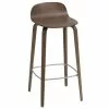 Muuto Sgabello Da Bar Visu, 75 Cm, Tinto Marrone Scuro