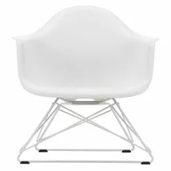 Vitra Poltrona Eames LAR, Bianco - Bianco