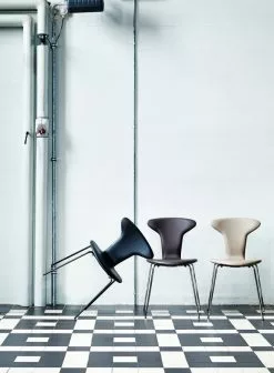 Howe Sedia Munkegaard, Pelle Cognac - Cromo -Sedie negozio 107Howe AK