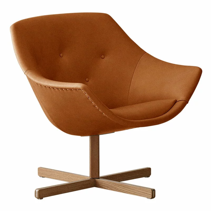 Ornäs Sedia Mandariini, Rovere - Pelle Cognac 1 Ornäs Sedia Mandariini, Rovere - Pelle Cognac