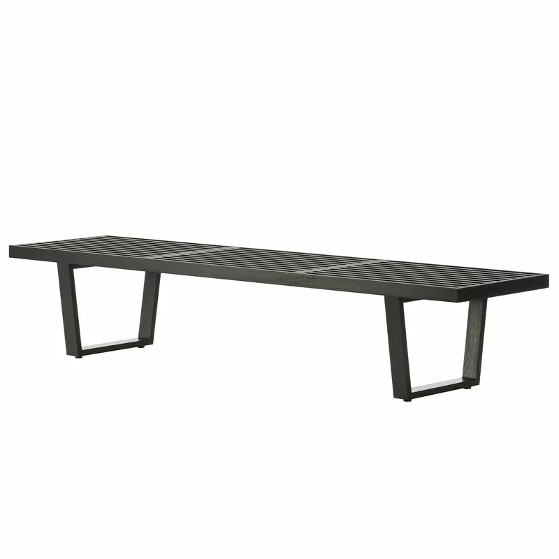 Vitra Panca Nelson, Lunga, Frassino Nero 1 Vitra Panca Nelson, Lunga, Frassino Nero