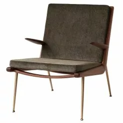 &Tradition Poltrona Boomerang HM2, Duke 004 - Noce Oliato