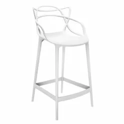 Kartell Sgabello Masters, Bianco