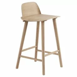 Muuto Sgabello Da Bar Nerd, 65 Cm, Rovere