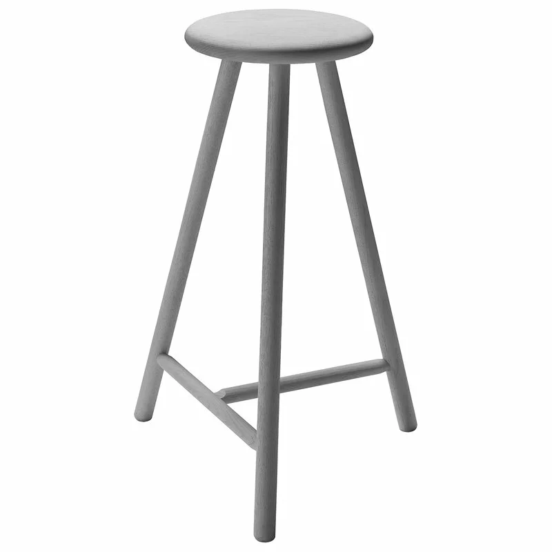 Nikari Sgabello Perch, 63 Cm, Grigio 1 Nikari Sgabello Perch, 63 Cm, Grigio