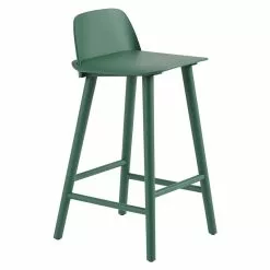 Muuto Sgabello Da Bar Nerd, 65 Cm, Verde