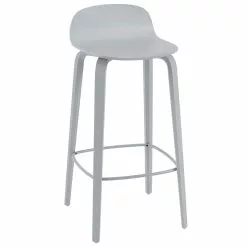 Muuto Sgabello Da Bar Visu, 75 Cm, Grigio