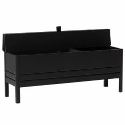 Form & Refine Cassapanca A Line, 111 Cm, Rovere Tinto Nero