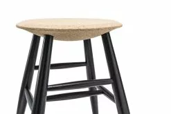 Hem Sgabello Drifted, Sughero Chiaro - Nero 5 Hem Sgabello Drifted, Sughero Chiaro - Nero -Sedie negozio 13054 Drifted Stool Light Cork Black detail 1