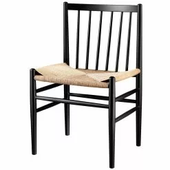 FDB Møbler Sedia J80, Nera - Filato Di Carta