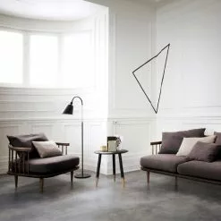 &Tradition Poltrona Fly SC1, Rovere Affumicato - Hot Madison 093 -Sedie negozio 149Tradition iso