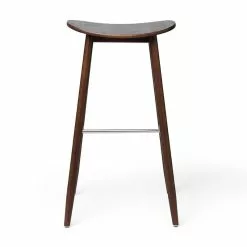 Massproductions Sgabello Da Bar Icha, 65 Cm, Faggio Tinto Noce -Sedie negozio 16Massproduction18 TH