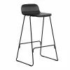 Normann Copenhagen Just Barstool 65 Cm, Con Schienale, Nero