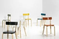 Artek Sedia Aalto 69, Betulla - Petrolio -Sedie negozio 1834459 Chair 69 Paimio edition group master