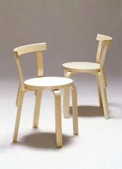 Artek Sedia Aalto 68, Betulla - Laminato Bianco 7 Artek Sedia Aalto 68, Betulla - Laminato Bianco -Sedie negozio 1842284 Chair 68 birch master
