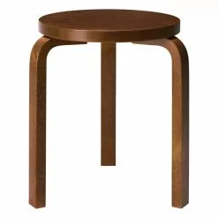 Artek Sgabello Aalto 60, Noce