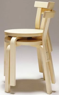 Artek Sedia Aalto 68, Betulla 10 Artek Sedia Aalto 68, Betulla -Sedie negozio 1848685 Chair 68 birch stackable master