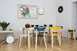 Artek Sedia Aalto 69, Betulla - Petrolio -Sedie negozio 1849961 Aalto Table rectanqular 82B Chair 69 Tea Trolley 900 Pendant Light A331 Beehive Stool 60 master