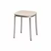 EMECO Sgabello 1 Inch, Alluminio - Frassino