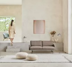 Fritz Hansen CM Pouf, Grande, Beige -Sedie negozio 19309 Pouf by Cecilie Manz