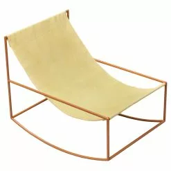 Valerie_objects Rocking Chair, Senape - Giallo