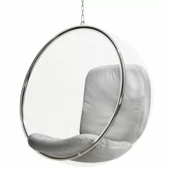 Eero Aarnio Originals Sedia Bubble Chair, Argento