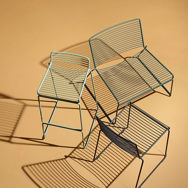 Hay Sgabello Da Bar Hee, Nero 2 Hay Sgabello Da Bar Hee, Nero - immagine 2