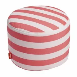 Fatboy Pouf Point Outdoor, A Righe, Rosso