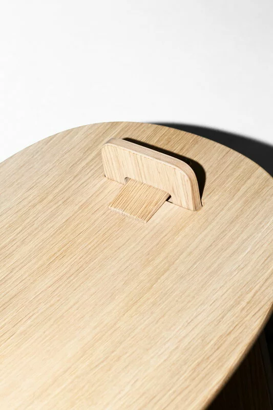 Massproductions Sgabello Harry, Rovere 4 Massproductions Sgabello Harry, Rovere - immagine 4