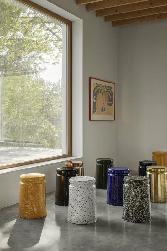 Hem Sgabello Last, Nero - Schizzi Bianchi 3 Hem Sgabello Last, Nero - Schizzi Bianchi - immagine 3