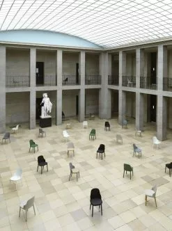 Normann Copenhagen Sedia Allez, Nero - Vimini Stampato -Sedie negozio 2021 Allez Chair Group 29 kopi 1