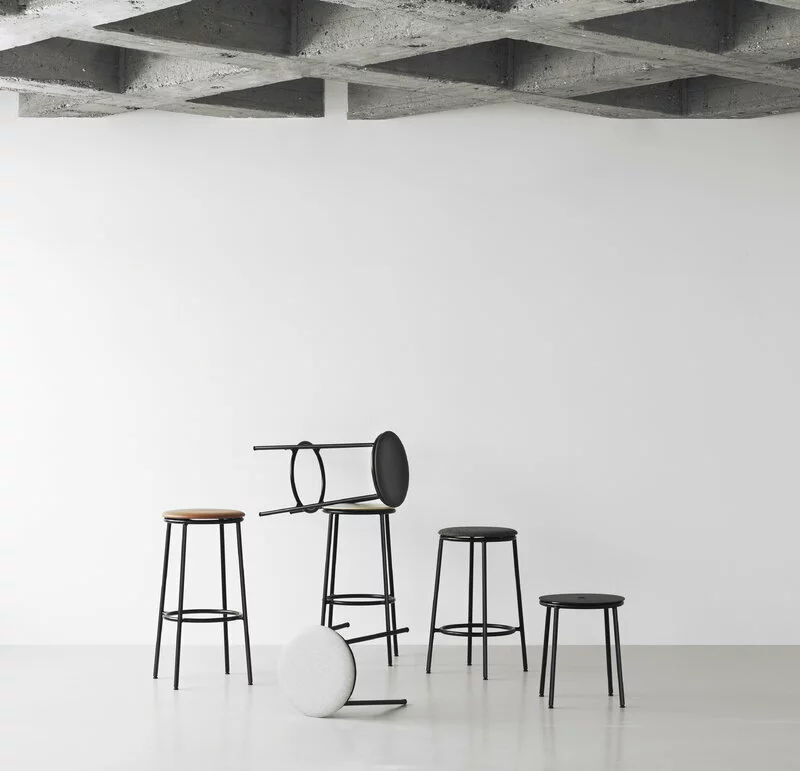 Normann Copenhagen Sgabello Circa, Acciaio Nero - Alluminio Nero 5 Normann Copenhagen Sgabello Circa, Acciaio Nero - Alluminio Nero - immagine 5