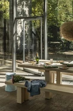 Hem Sgabello Last, Celeste - Schizzi Arancioni -Sedie negozio 2021 Sep Hem Erik Lefvander 2080