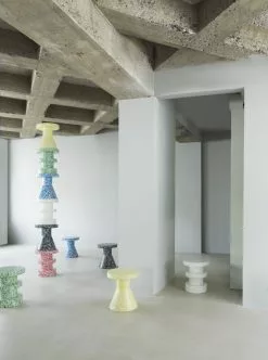 Normann Copenhagen Sgabello Bit, Stack, Verde -Sedie negozio 2022 Bit Cone Stack Group 03 1