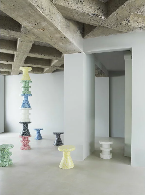 Normann Copenhagen Sgabello Bit, Cone, Blu 6 Normann Copenhagen Sgabello Bit, Cone, Blu - immagine 6