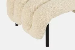 Hem Poggiapiedi Puffy, Bouclé Bianco Naturale - Acciaio Grigio Nero -Sedie negozio 20302PuffyOttomanEggshellBlackGreyPC02 2048x2048