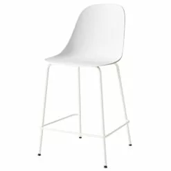 Menu Sedia Da Bar Harbour 63 Cm, Bianco - Acciaio Grigio Chiaro