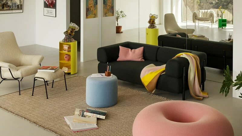 Hem Poltrona Hai, Bouclé Bianco Naturale 4 Hem Poltrona Hai, Bouclé Bianco Naturale - immagine 4