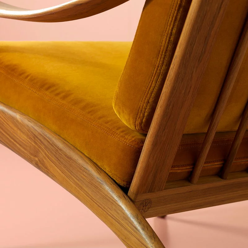 Warm Nordic Poltrona Lean Back, Teak - Ambra 4 Warm Nordic Poltrona Lean Back, Teak - Ambra - immagine 4