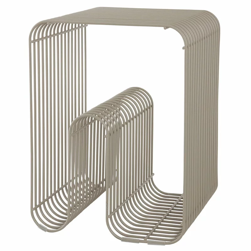 AYTM Sgabello Curva, Taupe 1 AYTM Sgabello Curva, Taupe