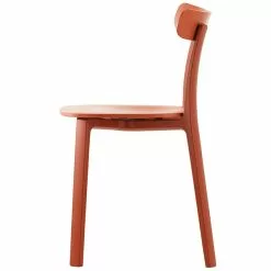 Vitra Sedia All Plastic Chair, Rosso Mattone