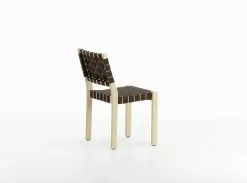 Artek Sedia Aalto 611, Betulla - Fettuccia Nero/marrone -Sedie negozio 2430380 Chair 611 clear lacquered birch blackbrown new webbing master