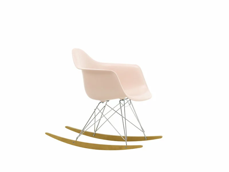 Vitra Sedia A Dondolo Eames RAR, Pale Rose - Cromo - Acero 3 Vitra Sedia A Dondolo Eames RAR, Pale Rose - Cromo - Acero - immagine 3