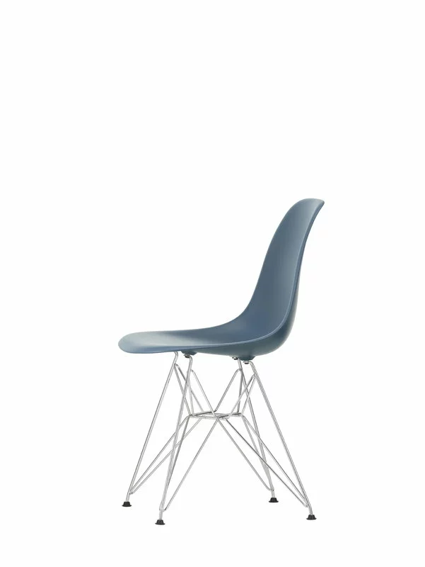 Vitra Sedia Eames DSR, Sea Blue - Cromo 2 Vitra Sedia Eames DSR, Sea Blue - Cromo - immagine 2