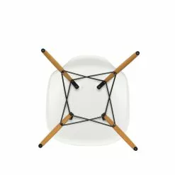Vitra Sedia Eames DSW, Bianco - Acero 9 Vitra Sedia Eames DSW, Bianco - Acero -Sedie negozio 2779155 Eames Plastic Side Chair DSW 04 white 02 golden maple bottom master role
